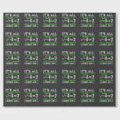 Funny Mathe Imaginary Number Equity Spaß Geschenkpapier (Flach)