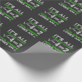 Funny Mathe Imaginary Number Equity Spaß Geschenkpapier (Ecke)