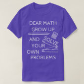 Funny Mathe Jokes Liebe Mathe aufgewachsen und lös T-Shirt (Design vorne)