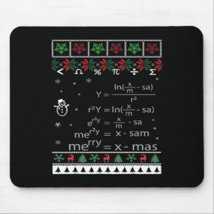 Funny Mathe Lehrer Weihnachten frohe Weihnachten W Mousepad