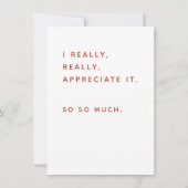 Funny Mathe Nerd Danke, Card, Nummer Pi Dankeskarte (Rückseite)