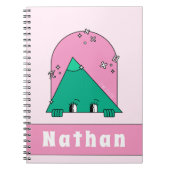 Funny Mathe Object Niedlich Triangle Personalisier Notizblock (Vorderseite)