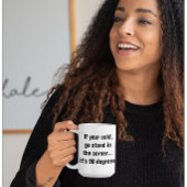 Funny Mathe Pun: Gehe hin zur Ecke Kaffeetasse