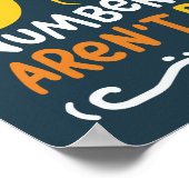 Funny Mathe School Teacher Fraktionsangebot Poster (Ecke)