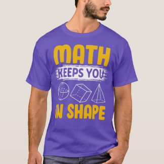 Funny Mathe Teacher Art Men Mathematik Gleicht T-Shirt