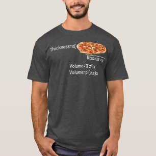 Funny Mathe und Pizza Gleichung Funny Mah und Pizz T-Shirt