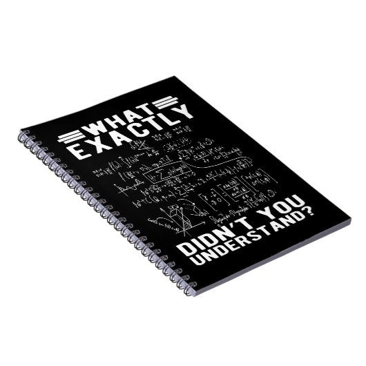 Funny Mathematician Physiclehrer Science Nerd Notizblock (Rechte Seite)