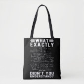 Funny Mathematician Physiclehrer Science Nerd Tasche (Vorderseite)