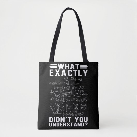 Funny Mathematician Physiclehrer Science Nerd Tasche (Vorderseite)