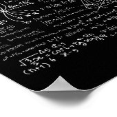 Funny Mathematics Quadratische Formel Mathematik P Poster (Ecke)
