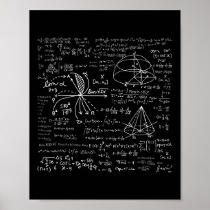 Funny Mathematics Quadratische Formel Mathematik P Poster