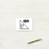 Funny Mathematik Dreieck T Shirt in Ordnung, okay. Post-it Klebezettel (Auf Schreibtisch)