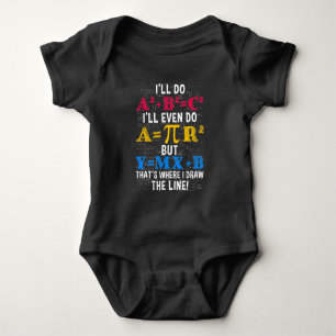 Funny Mathematik Lehrer Spaß Algebra Mathematik J Baby Strampler