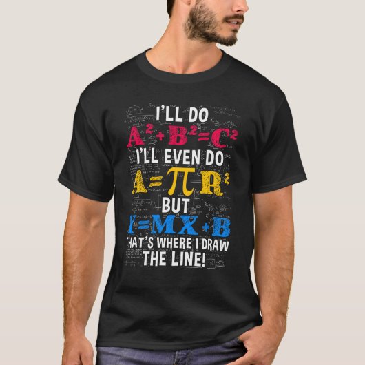Funny Mathematik Lehrer Spaß Algebra Mathematik Jo T-Shirt (Vorderseite)