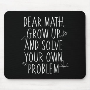 Funny Mathematik Zitat für Mädchen Jungen Teens Mä Mousepad