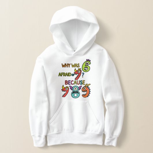 Funny Maths Numbers Hoodie for Kids (Ablage )