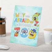 Funny Maths Numbers Joke Desk Art for Kids Sockelschild (In SItu)