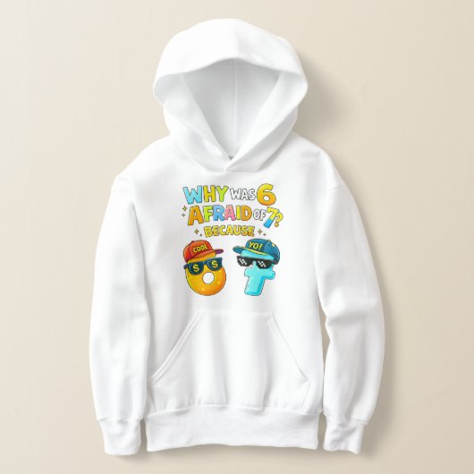 Funny Maths Numbers Joke Hoodie for Kids (Ablage )