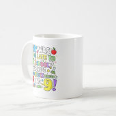 Funny Maths Numbers Joke Mug for School Kaffeetasse (Vorderseite Links)