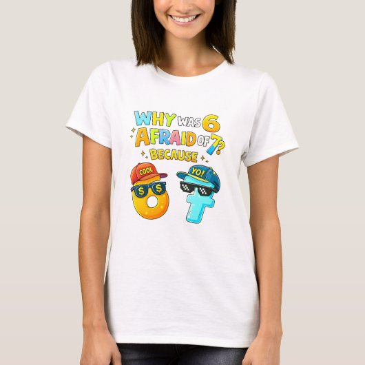 Funny Maths Numbers Joke T Shirt for Kids (Vorderseite)