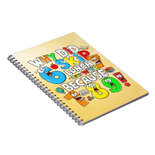 Funny Maths Numbers Notebook for Primary School Notizblock (Rechte Seite)