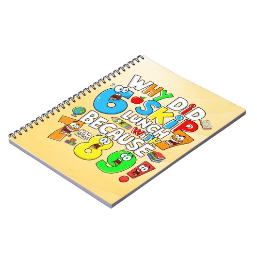 Funny Maths Numbers Notebook for Primary School Notizblock (Linke Seite)