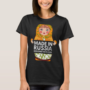 Funny Matryoshka Nesting Doll Stacking Russian Dol T-Shirt
