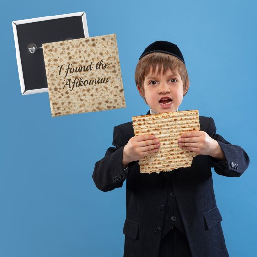 Funny Matzah Passover Seder I gefunden den Afikoma Button