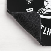 Funny Maybe Sanding Doesn't Like You Either Wooden Mousepad (Ecke)