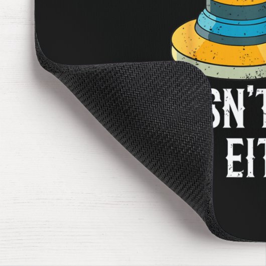 Funny Maybe Sanding Doesn't Like You Either Wooden Mousepad (Ecke)