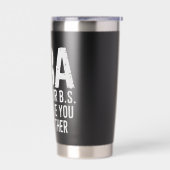 Funny MBA Master Degree Graduation Day Thermobecher (Links)