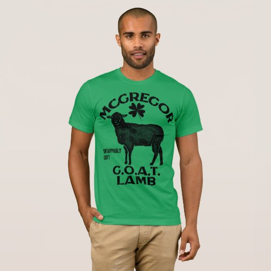 Funny McGregor G.O.A.T. LAMB "Untappable Soft" T-Shirt (Vorne ganz)
