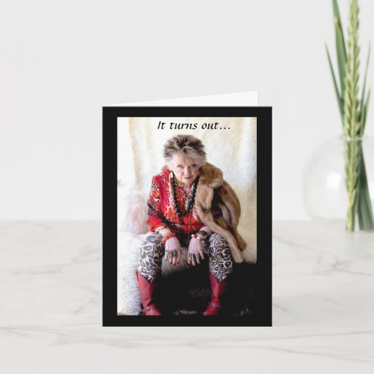 Funny Me und ein Pint Eiscremekarte Karte (Vorderseite)