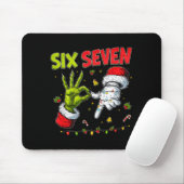 Funny Mean Guy Christmas Viral 6 7 Six Seven Meme Mousepad (Mit Mouse)