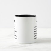 Funny Meat Cutter Definition Geschenke für Männer  Tasse (Zentrum)