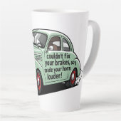 Funny mechanic car couldn't fix brakes horn louder milchtasse (Rechte Ecke)