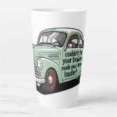 Funny mechanic car couldn't fix brakes horn louder milchtasse (Vorderseite)