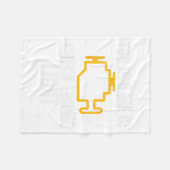 Funny Mechanic Check Engine Light Car Auto Repair Fleecedecke (Vorderseite (Horizontal))