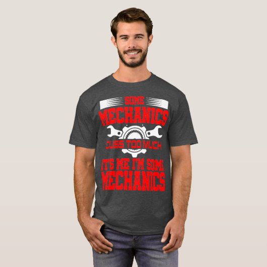 Funny Mechanic Gag Geschenk Offensichtlicher Spaß  T-Shirt (Vorne ganz)
