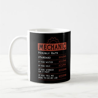 Funny Mechanic Stundensatz - Funny Car Mechanic Kaffeetasse