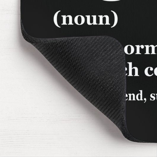 Funny Mechanical Engineer Definition Engineering M Mousepad (Ecke)