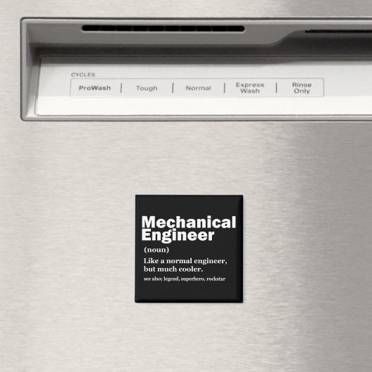 Funny Mechanical Engineer Definition Engineering Magnet (In Situ (Geschirrspüler))