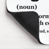 Funny Mechanical Engineer Definition Engineering Mousepad (Ecke)