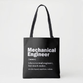 Funny Mechanical Engineer Definition Engineering Tasche (Vorderseite)