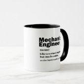 Funny Mechanical Engineer Definition Engineering Tasse (VorderseiteRechts)