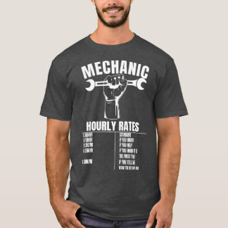 Funny Mechanly Stundenzins-Spenden für Arbeit T-Shirt