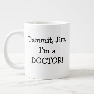 Funny Med School Graduate Doctor Jumbo-Tasse