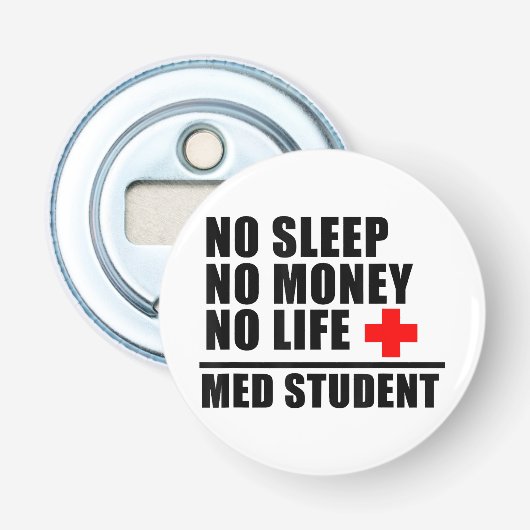 Funny Med School T-ShirtTrust Me Im fast Docto Flaschenöffner (Vorderseite)