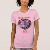 Funny Med Scrub "Full Code Fairy" Niedlich ER, RN  T-Shirt (Vorderseite)