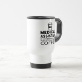 Funny Medical Assistant Coffee Lover Coffein CMA Reisebecher (VorderseiteRechts)